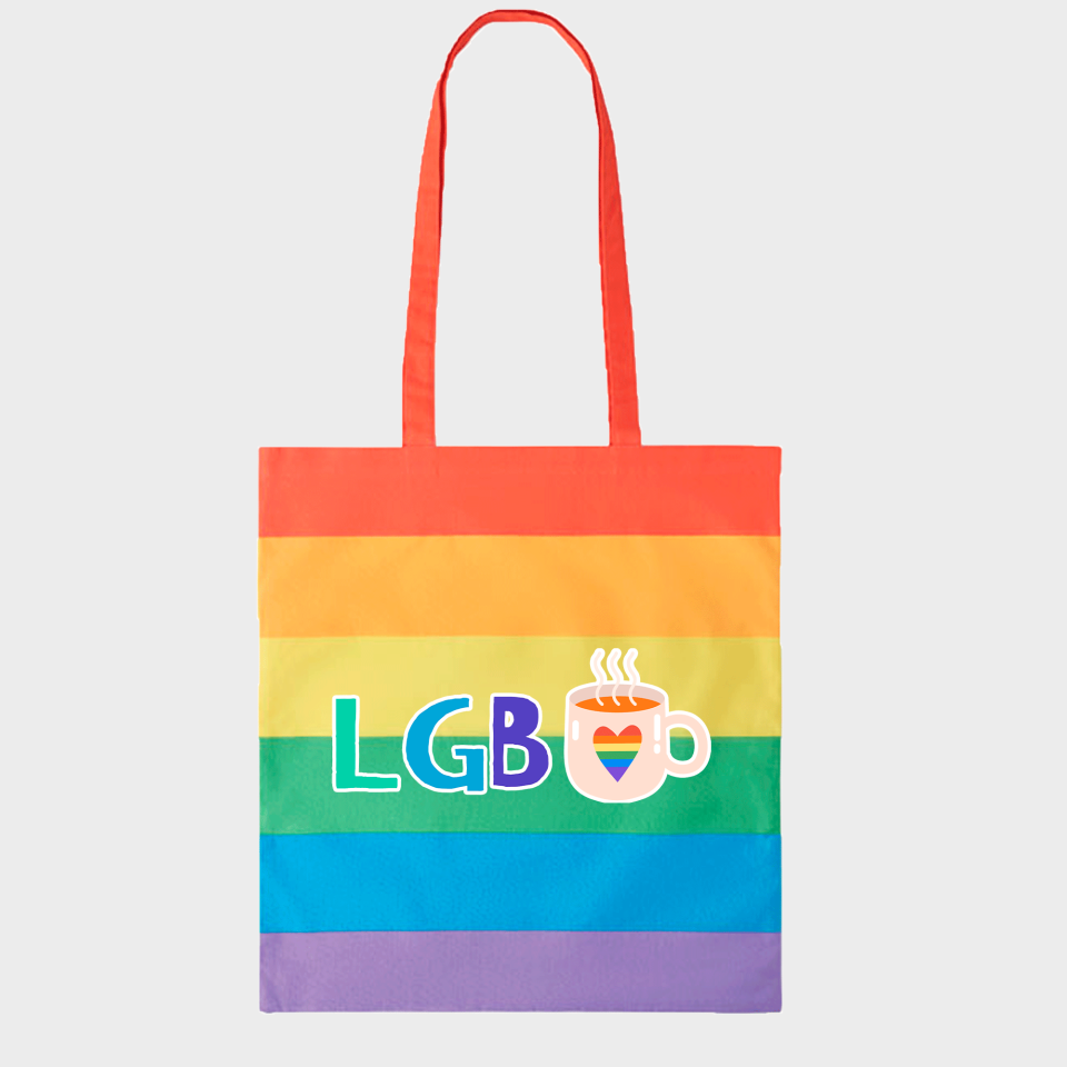 Tote bag para el orgullo LGBTIQA+ diseño Té
