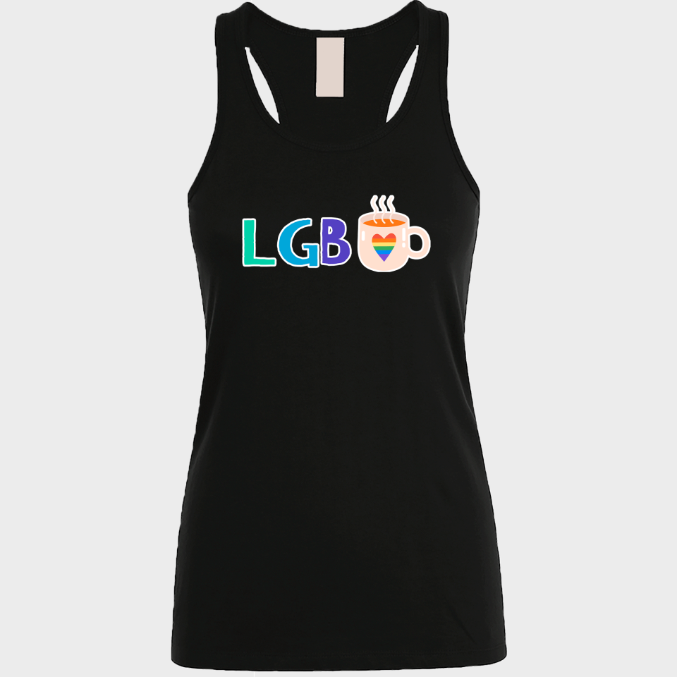 Camiseta  de tirantes mujer para el orgullo LGBTIQA+ diseño Té