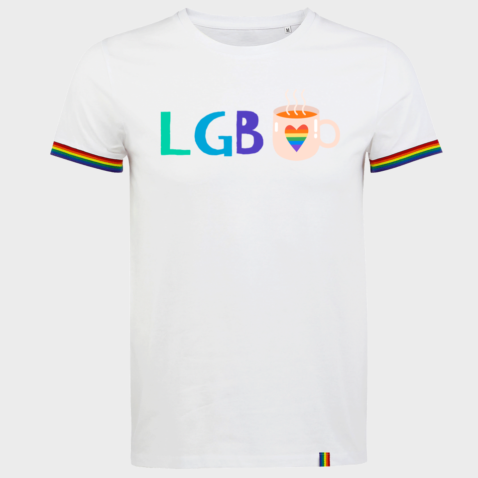 Camiseta rainbow hombre para el orgullo LGBTIQA+ diseño Té