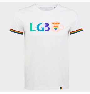 Camiseta rainbow hombre para el orgullo LGBTIQA+ diseño Té