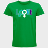 Camiseta hombre para el orgullo LGBTIQA+ diseño Love B