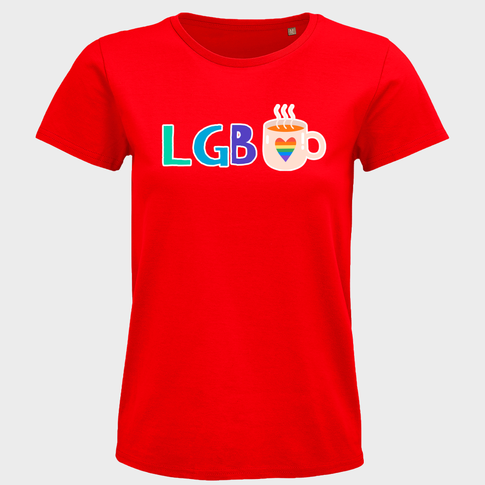 Camiseta mujer para el orgullo LGBTIQA+ diseño Té