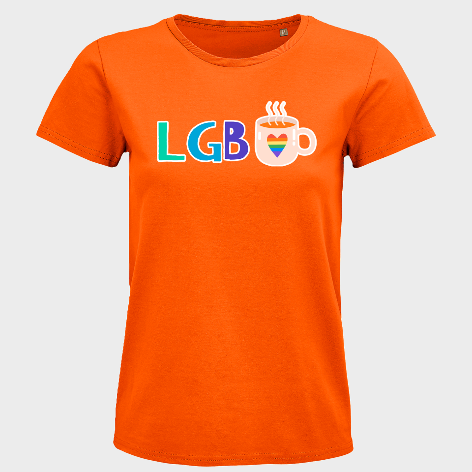 Camiseta mujer para el orgullo LGBTIQA+ diseño Té