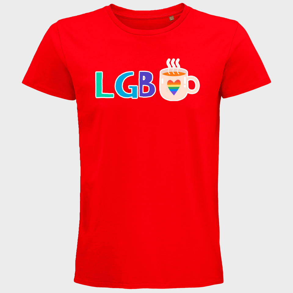 Camiseta hombre para el orgullo LGBTIQA+ diseño Té