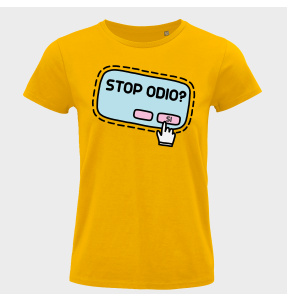 Camiseta mujer para el orgullo LGBTIQA+ diseño Stop Odio