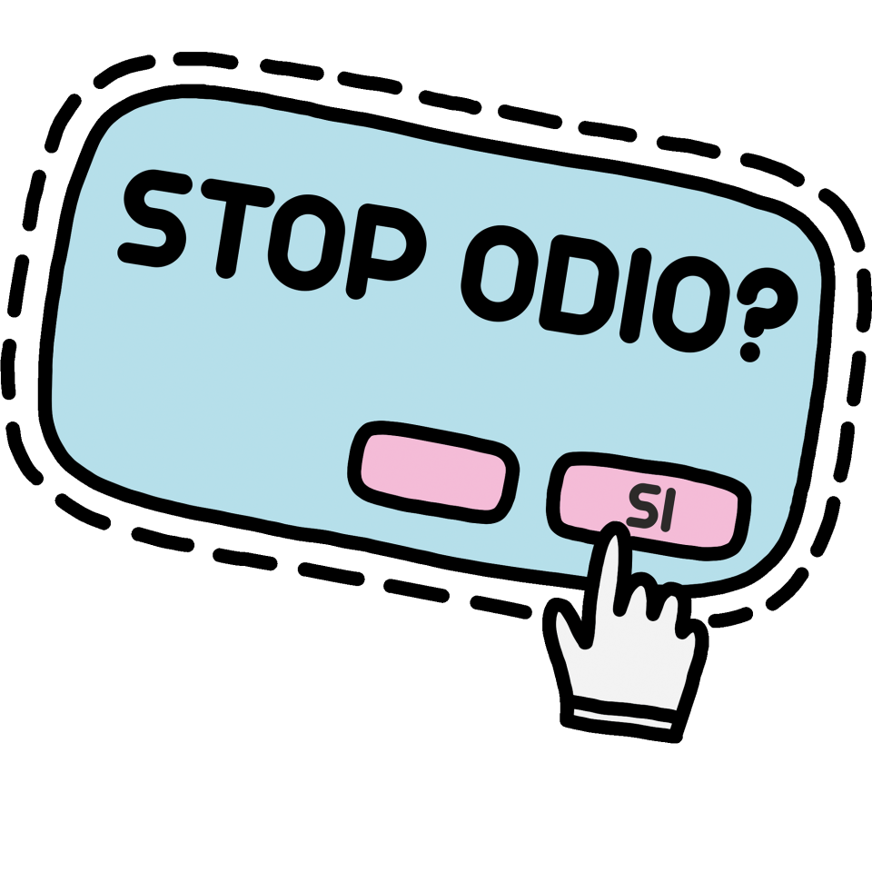 Camiseta mujer para el orgullo LGBTIQA+ diseño Stop Odio