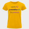Camiseta mujer para el orgullo LGBTIQA+ diseño Respeta