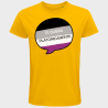 Camiseta hombre para el orgullo LGBTIQA+ diseño Te Quiero Platonicamente