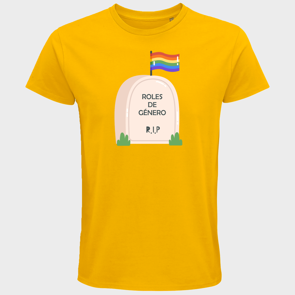 Camiseta hombre para el orgullo LGBTIQA+ diseño Roles