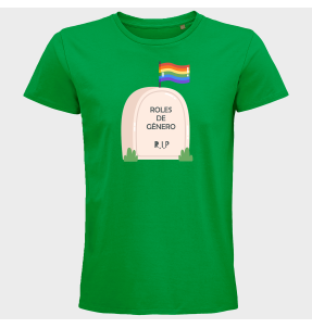 Camiseta hombre para el orgullo LGBTIQA+ diseño Roles