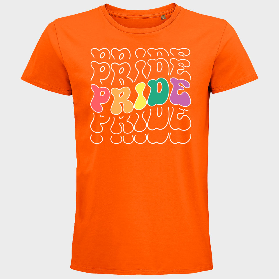 Camiseta hombre para el orgullo LGBTIQA+ diseño Pride