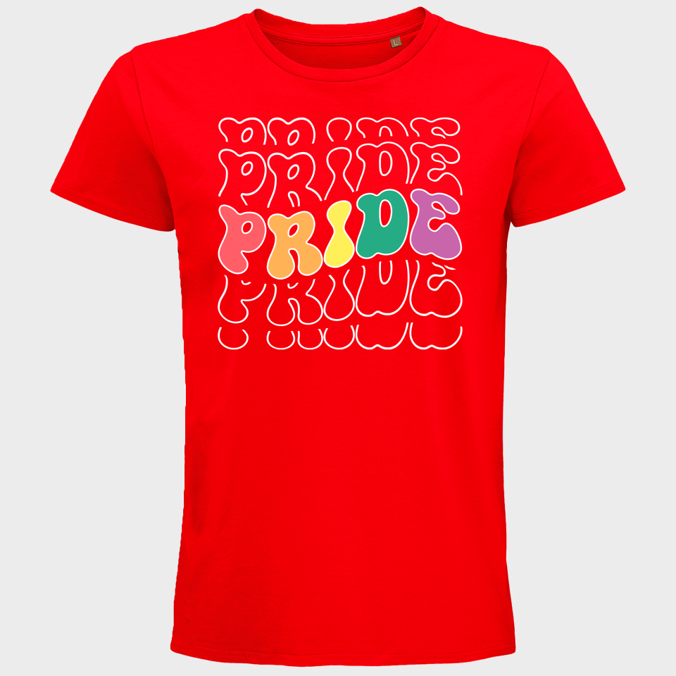 Camiseta hombre para el orgullo LGBTIQA+ diseño Pride