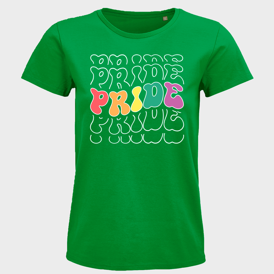 Camiseta mujer para el orgullo LGBTIQA+ diseño Pride