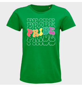 Camiseta mujer para el orgullo LGBTIQA+ diseño Pride