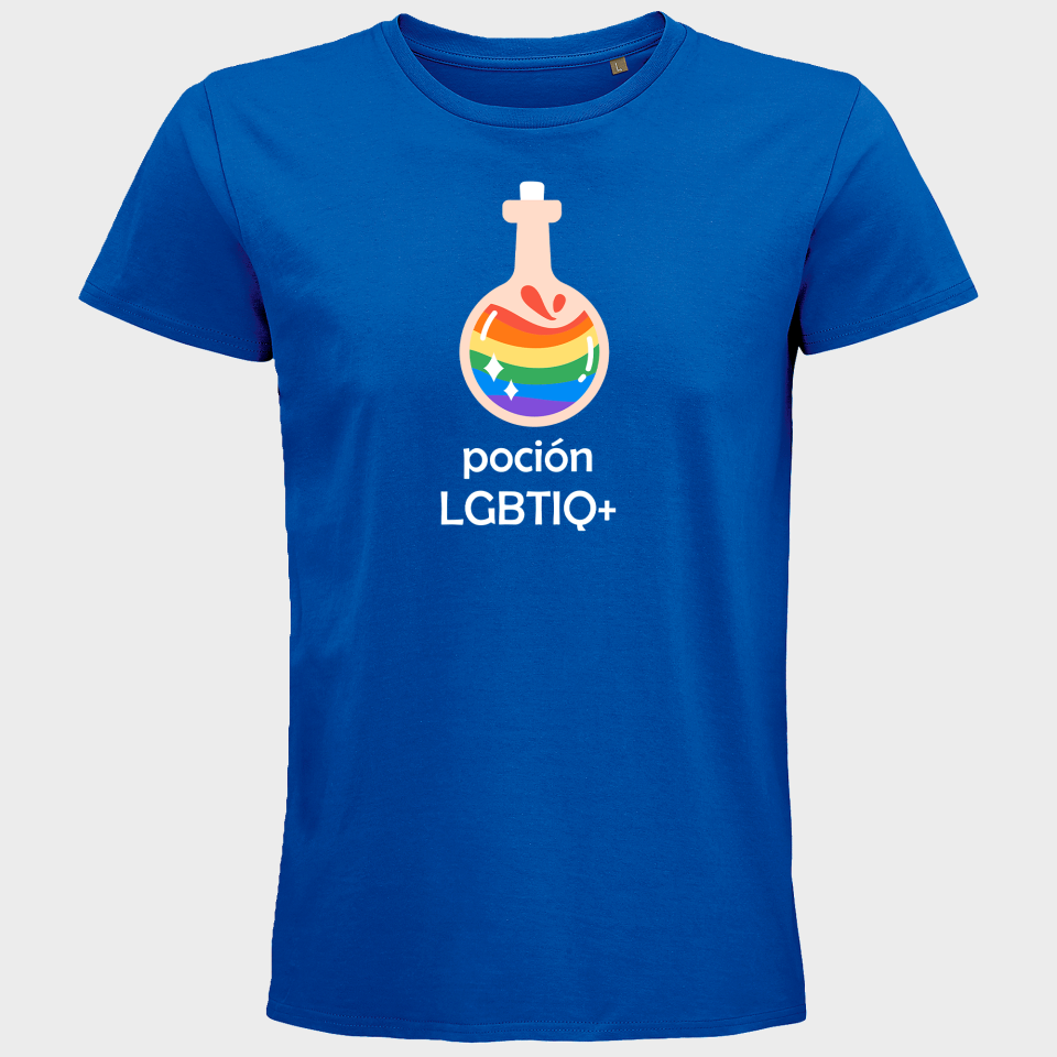 Camiseta hombre para el orgullo LGBTIQA+ diseño Poción