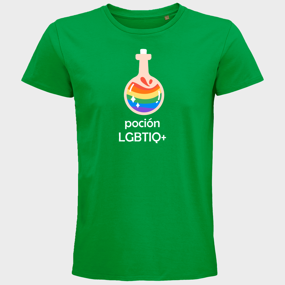 Camiseta hombre para el orgullo LGBTIQA+ diseño Poción