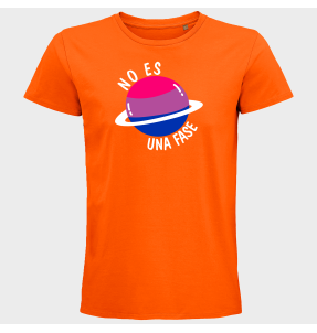 Camiseta hombre para el orgullo LGBTIQA+ diseño No Es Una Fase