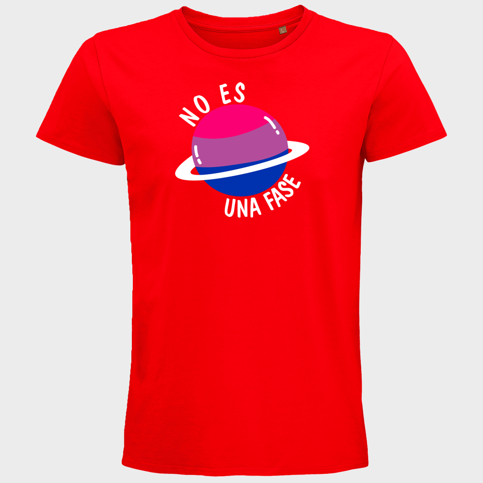 Camiseta hombre para el orgullo LGBTIQA+ diseño No Es Una Fase