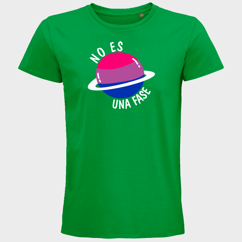 Camiseta hombre para el orgullo LGBTIQA+ diseño No Es Una Fase