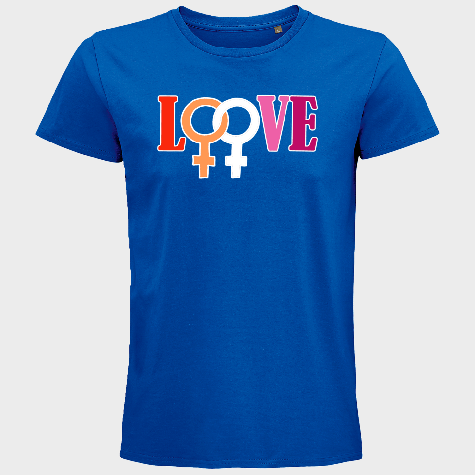 Camiseta hombre para el orgullo LGBTIQA+ diseño Love G
