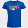 Camiseta hombre para el orgullo LGBTIQA+ diseño Love G