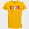 Camiseta hombre para el orgullo LGBTIQA+ diseño Love G