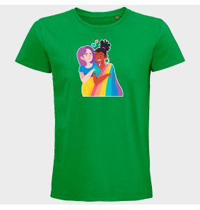 Camiseta hombre para el orgullo LGBTIQA+ diseño Chicas