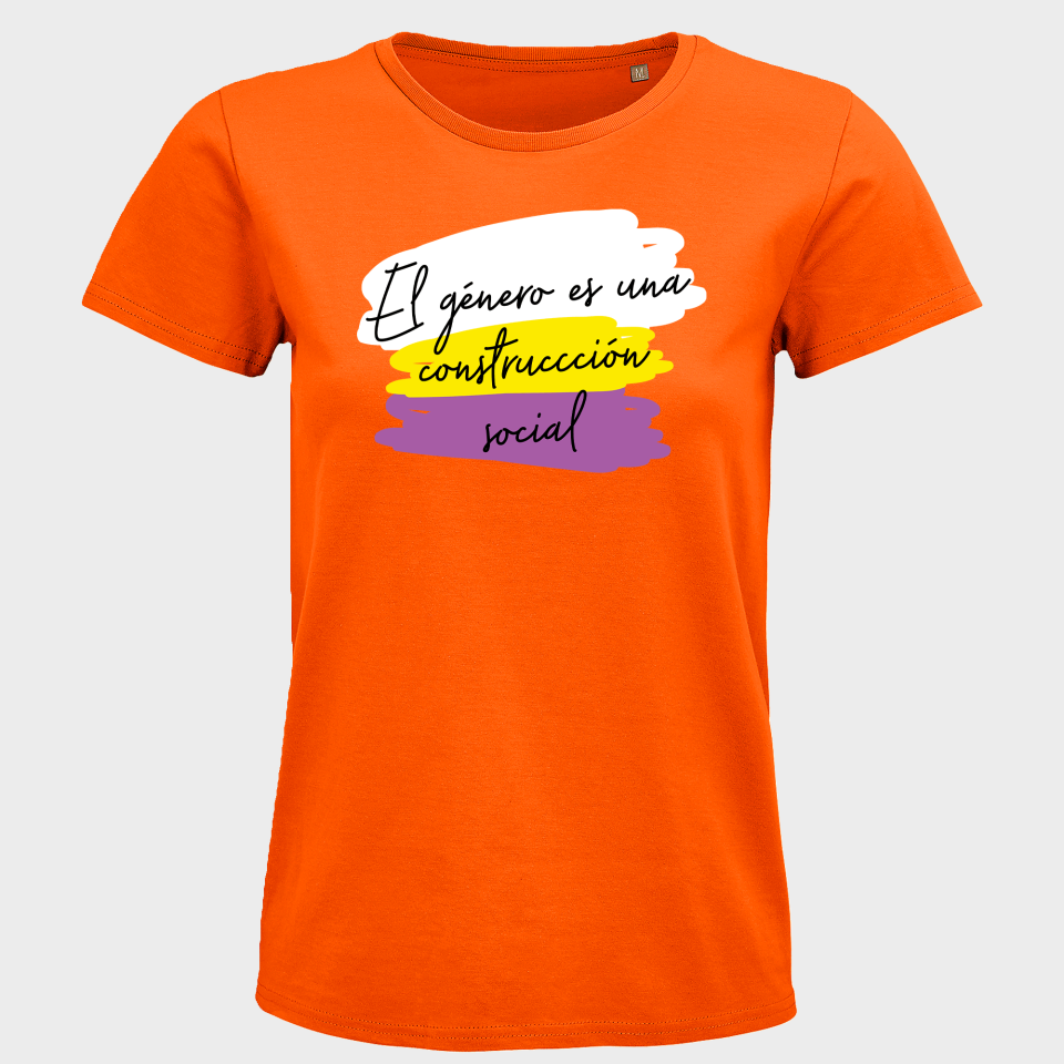 Camiseta mujer para el orgullo LGBTIQA+ diseño Género