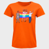 Camiseta mujer para el orgullo LGBTIQA+ diseño Born This Way