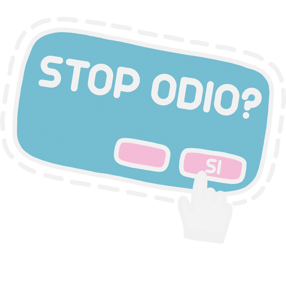 Camiseta mujer para el orgullo LGBTIQA+ diseño Stop Odio