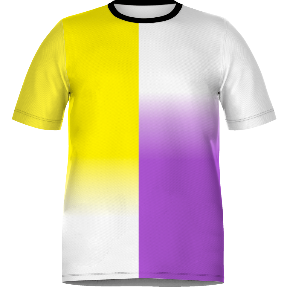 Camiseta para el orgullo LGBTIQA+ diseño Frontera Tallas Grandes