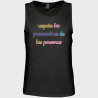 Camiseta de tirantes hombre para el orgullo LGBTIQA+ diseño Respeta
