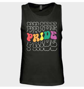 Camiseta de tirantes hombre para el orgullo LGBTIQA+ diseño Pride