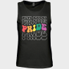Camiseta de tirantes hombre para el orgullo LGBTIQA+ diseño Pride