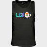 Camiseta de tirantes hombre para el orgullo LGBTIQA+ diseño Té