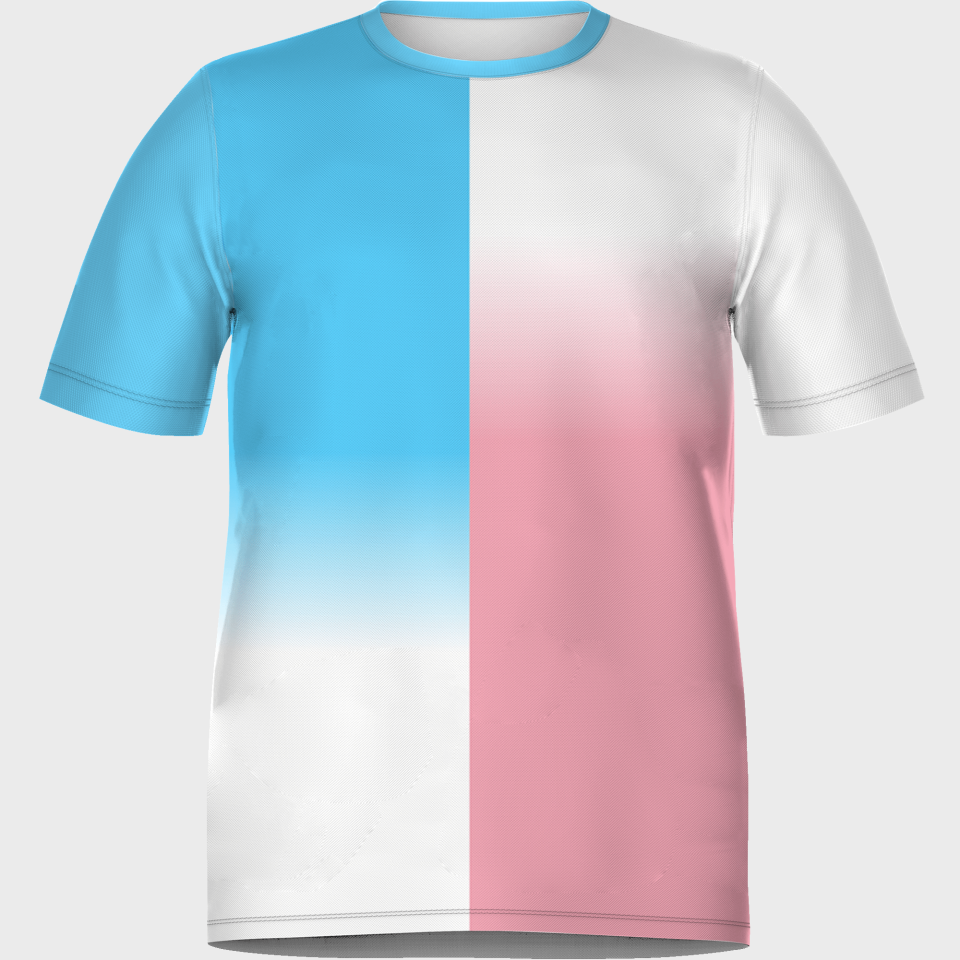 Camiseta para el orgullo LGBTIQA+ diseño Frontera Tallas Grandes