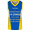 Camiseta baloncesto sublimada modelo Puntos personalizada