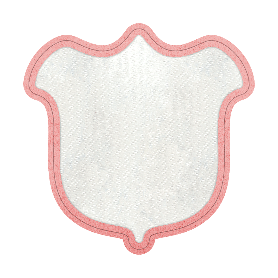 Parche Brillante Stick Forma de Tulipán Personalizable