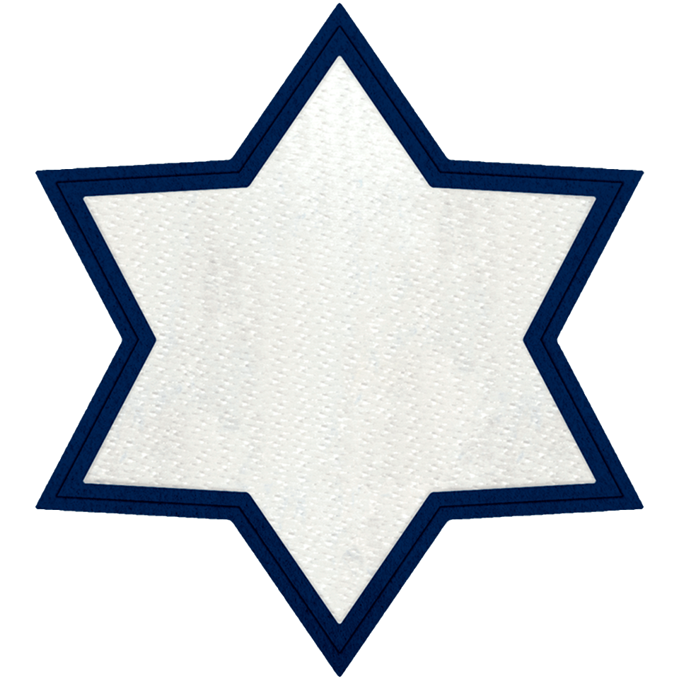 Parche Personalizable STICK con FLOCK Forma Estrella 6 Puntas