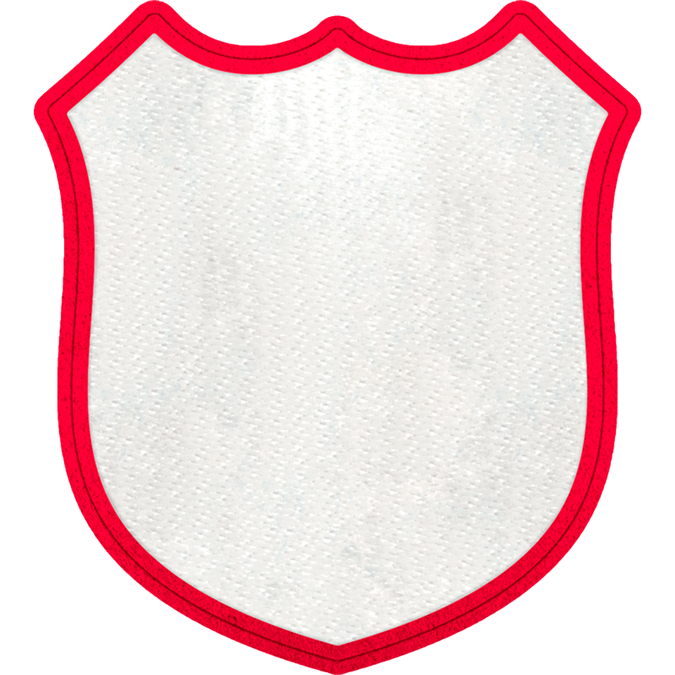 Parche Stick Forma de Escudo