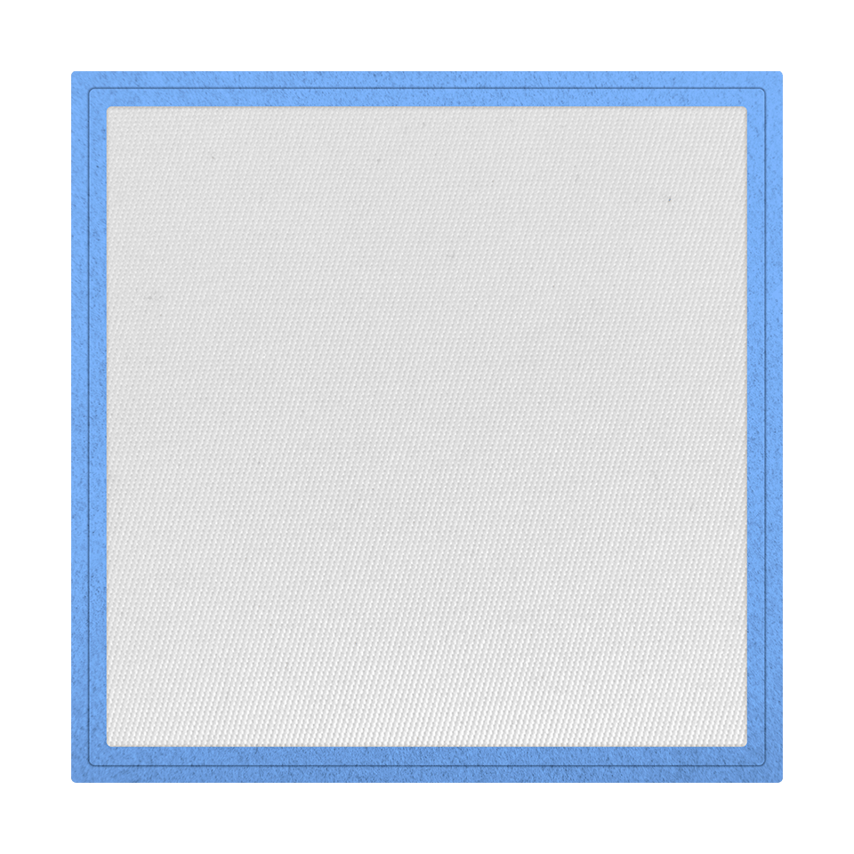 Parche Satín Flock Personalizable Forma Cuadrada Mate, o con tu forma