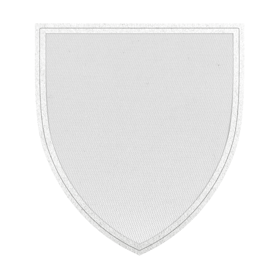 Parche con Forma de Escudo Satín Personalizable