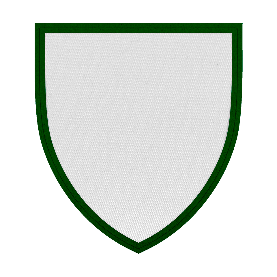 Parche con Forma de Escudo Satín Personalizable