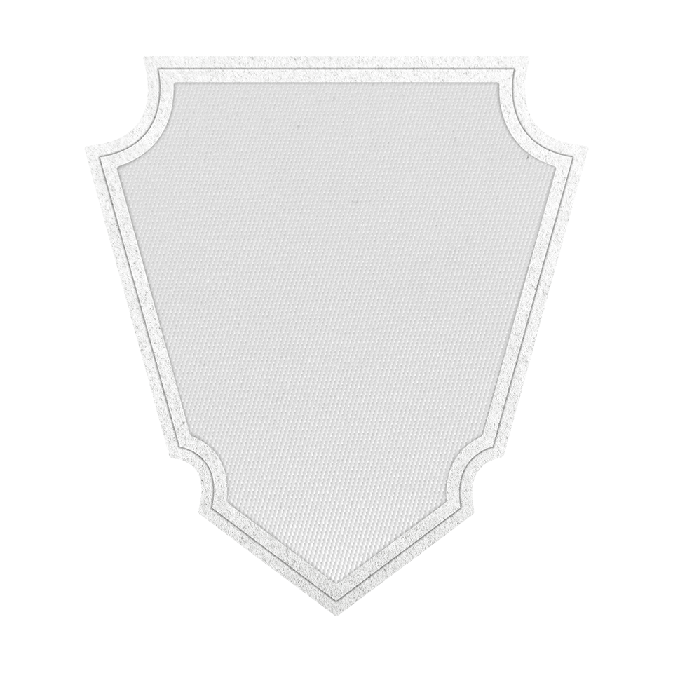 Parche Satín con Forma de Punta de Flecha de Colores