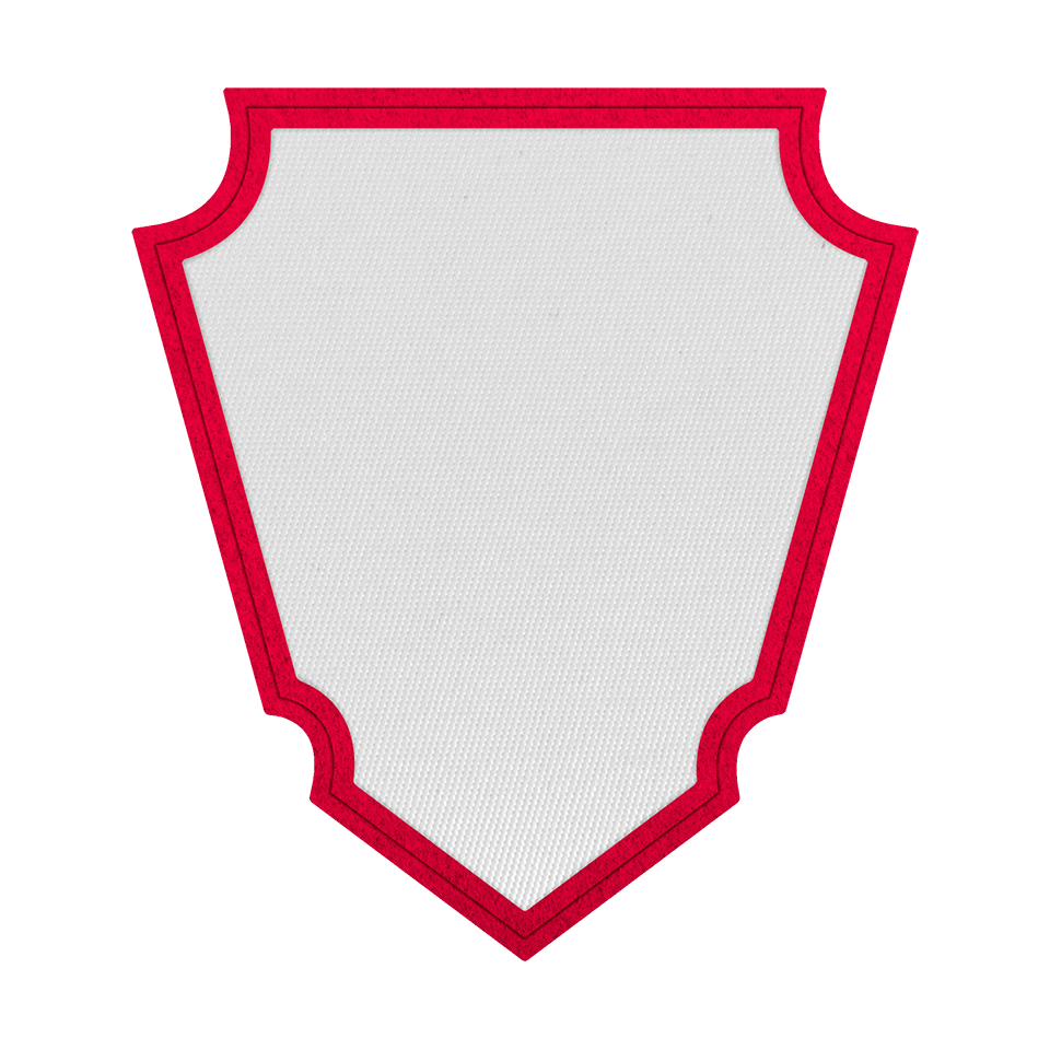 Parche Satín con Forma de Punta de Flecha de Colores