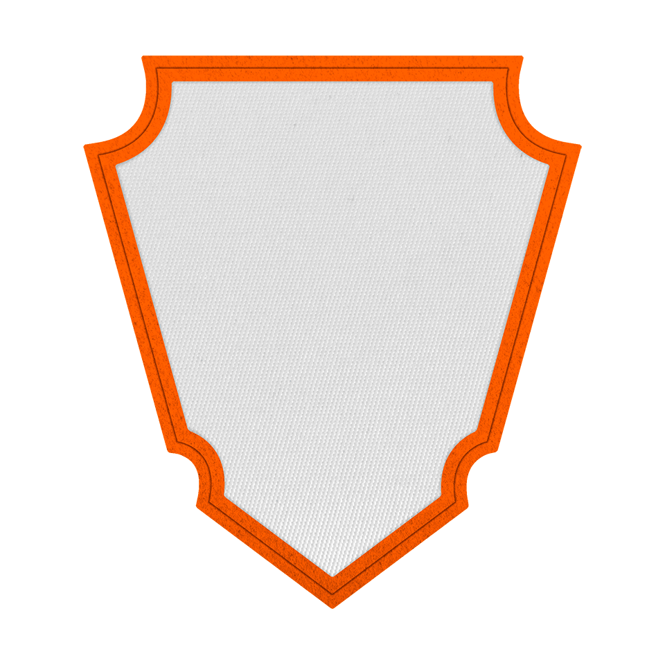 Parche Satín con Forma de Punta de Flecha de Colores