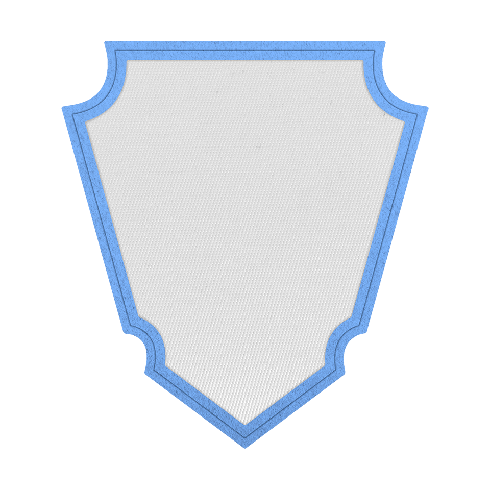 Parche Satín con Forma de Punta de Flecha de Colores