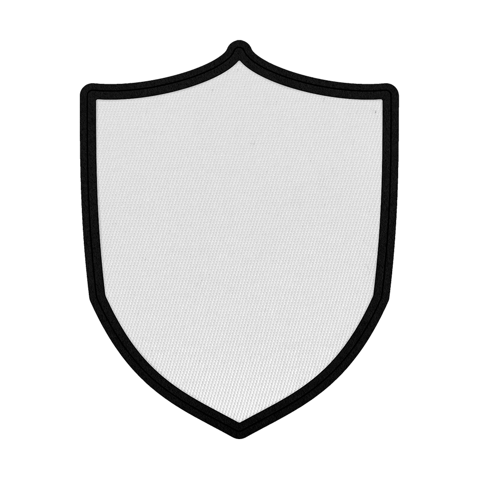 Parche Satín Escudo 12 colores para Contorno a Elegir