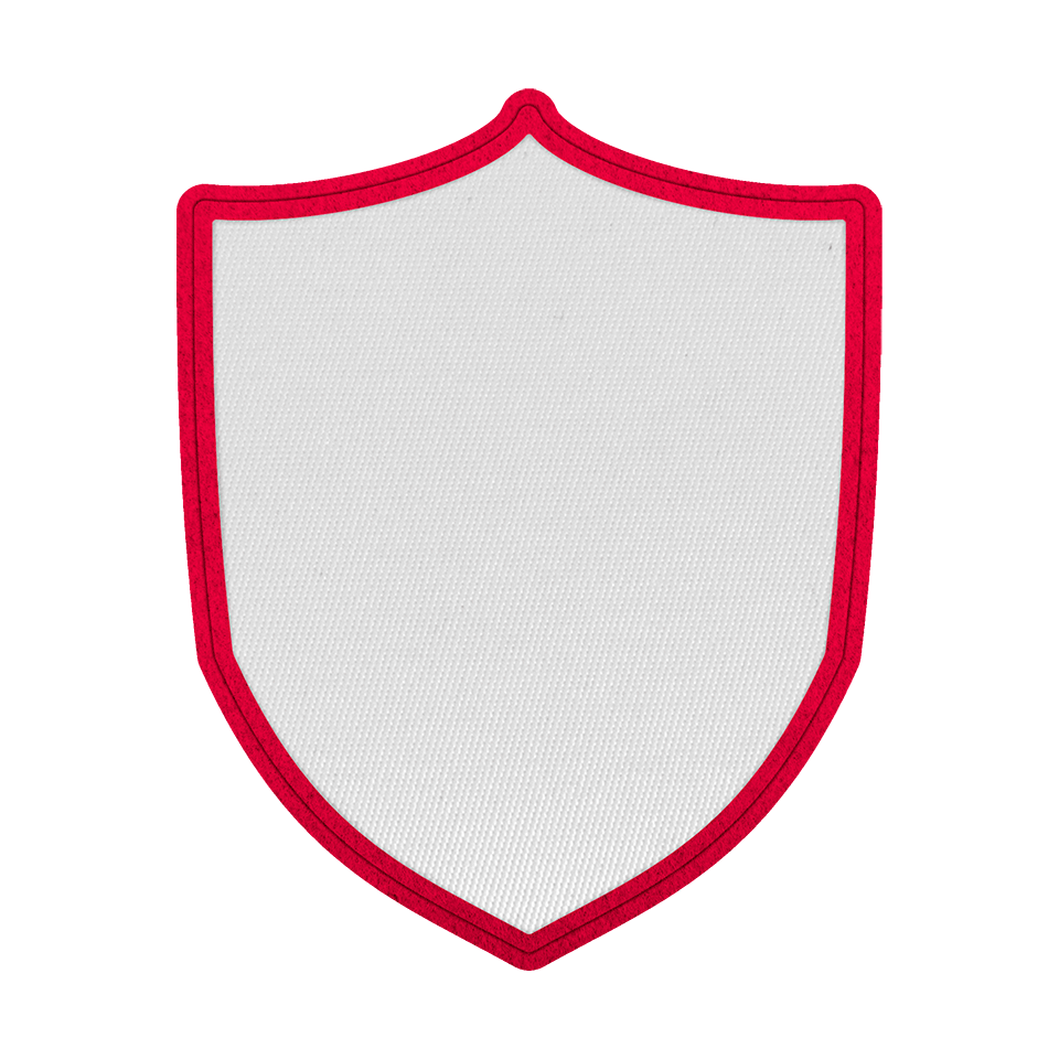 Parche Satín Escudo 12 colores para Contorno a Elegir