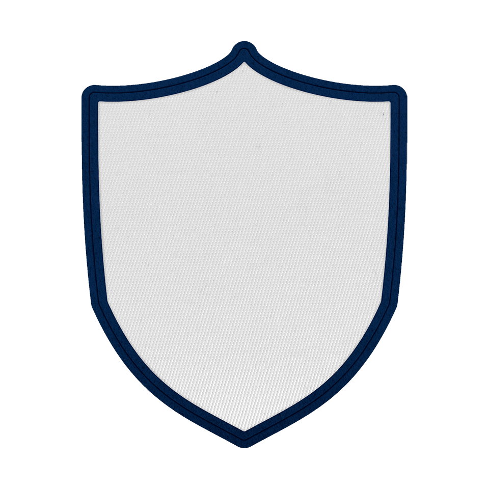 Parche Satín Escudo 12 colores para Contorno a Elegir